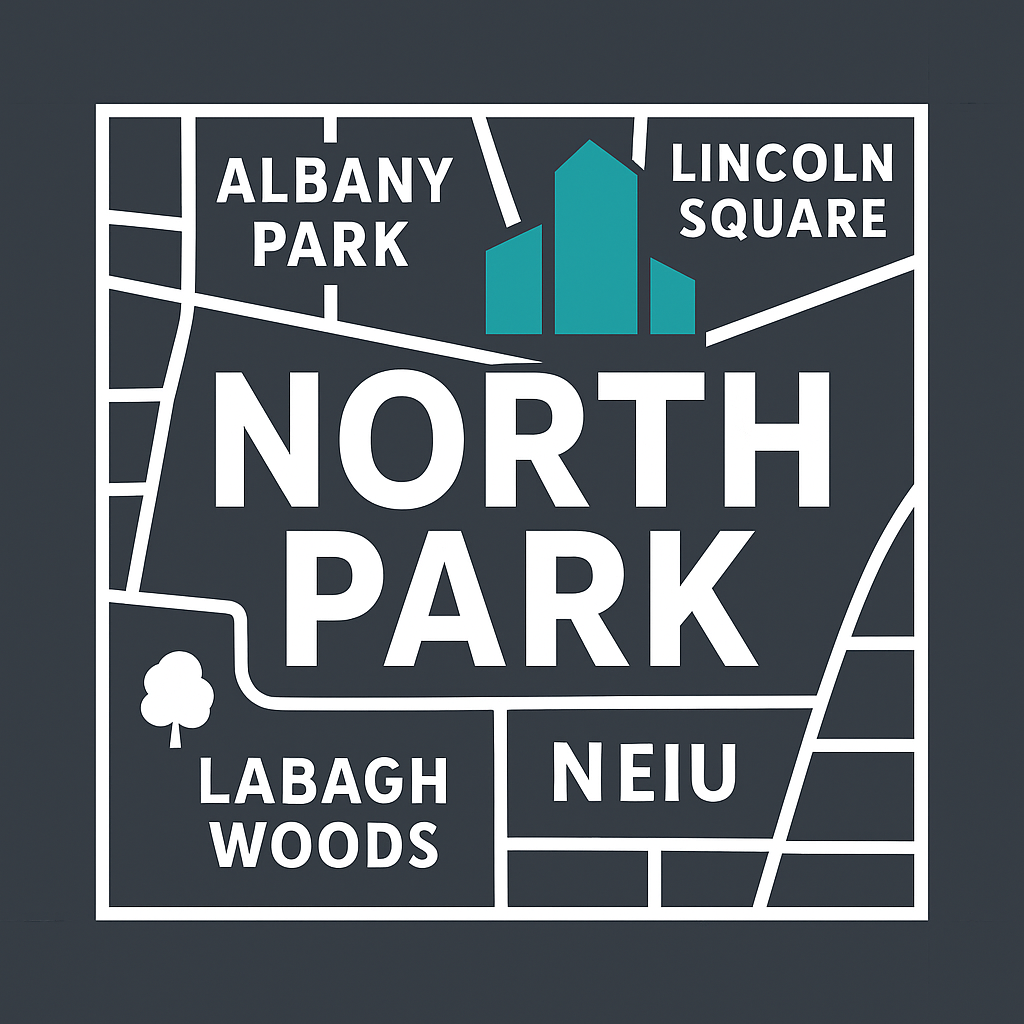 Service area map highlighting North Park and Chicago's Northside